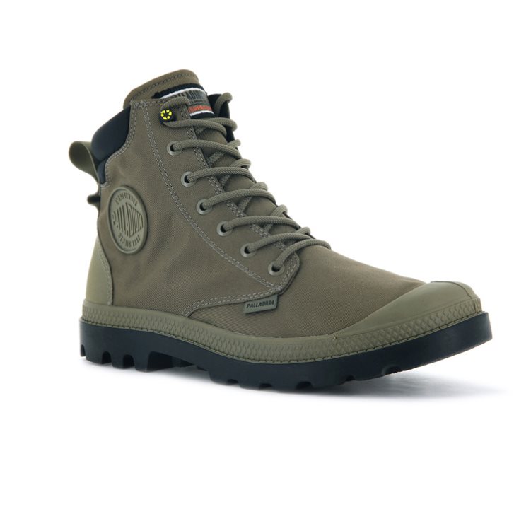 Palladium Pampa SC Recycle WP+N Laarzen Heren Olijfgroen | NL 79VSNHL